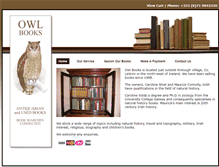 Tablet Screenshot of owlbooksireland.com